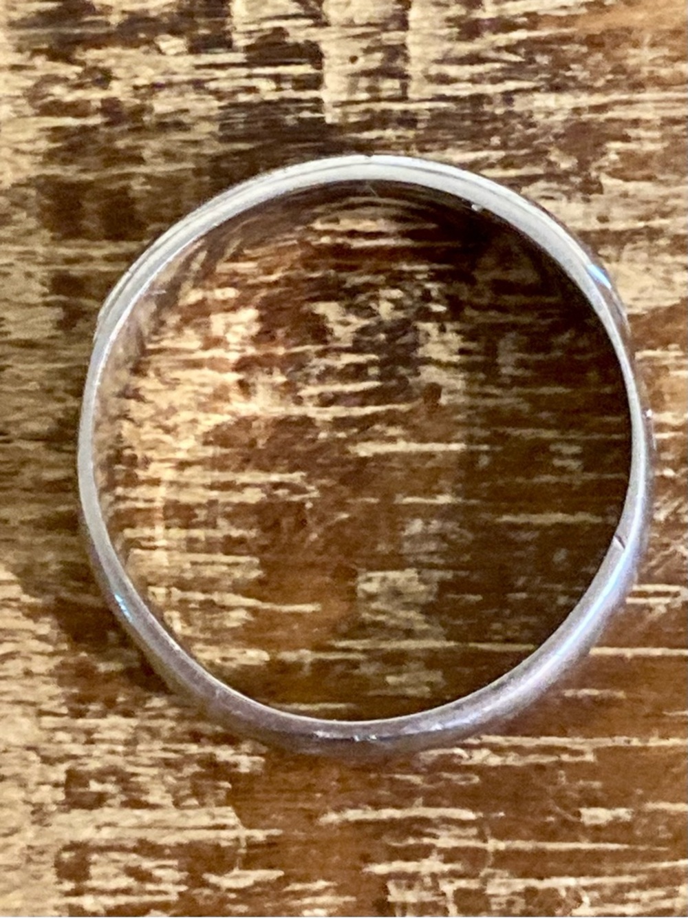 Silver Tone Star-Engraved Band Ring Size 9.5 - Picture 8 of 12